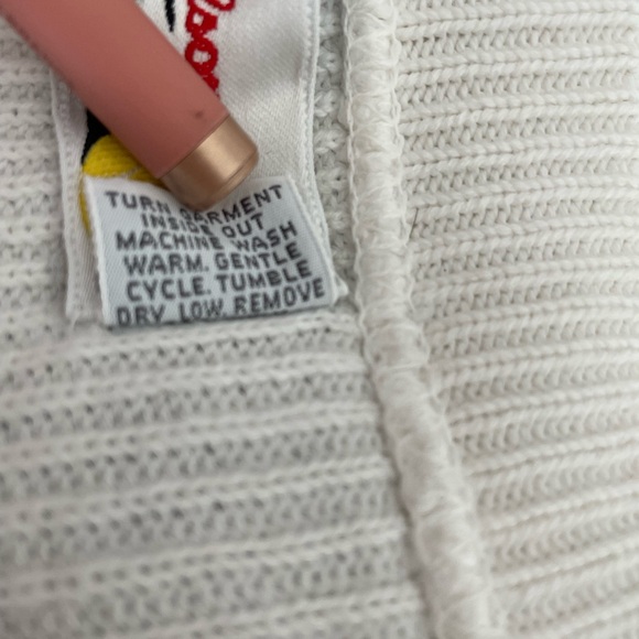 Vntg Wilson Tennis White V-Neck Sweater Vest Size L - Picture 9 of 11